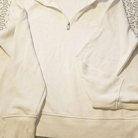 Michael Kors White Zipper Sweatshirt - XL - Picture 5 of 5